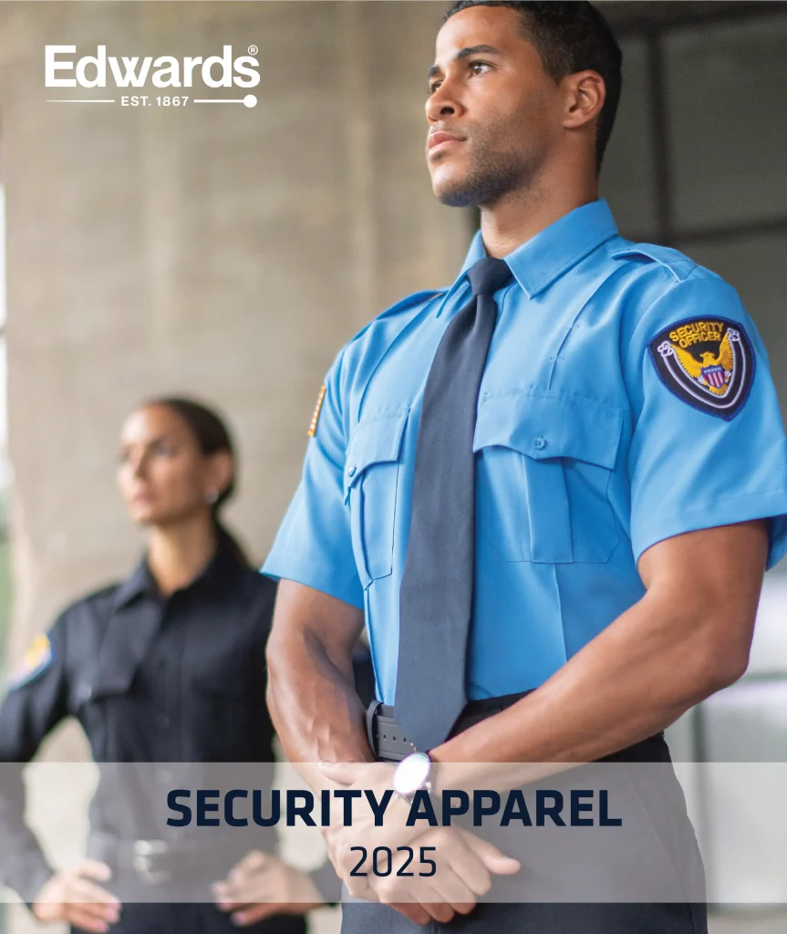 Edwards Security Apparel 2025 catalog cover