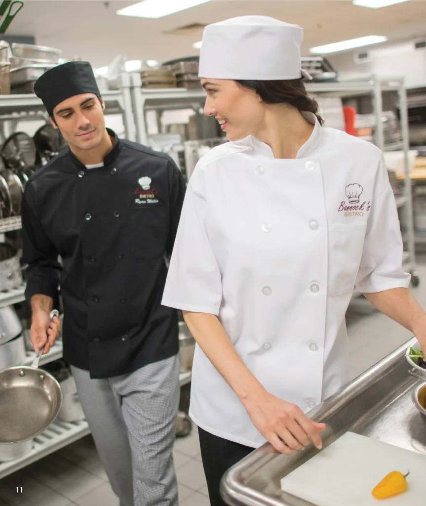 Edwards chef coat lifestyle photo