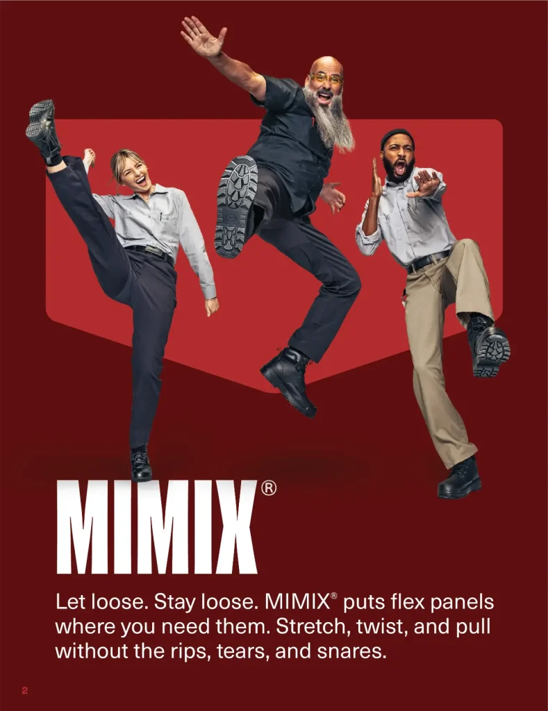 Red Kap MIMIX flex panel technology introduction
