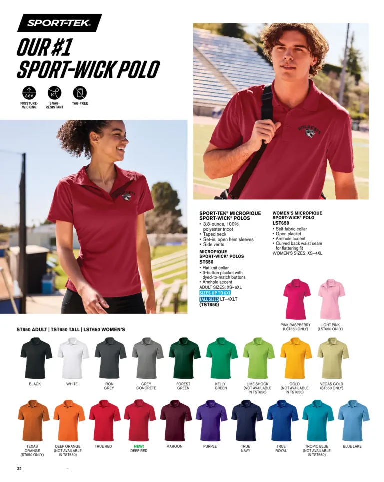 Sport-Tek Polos