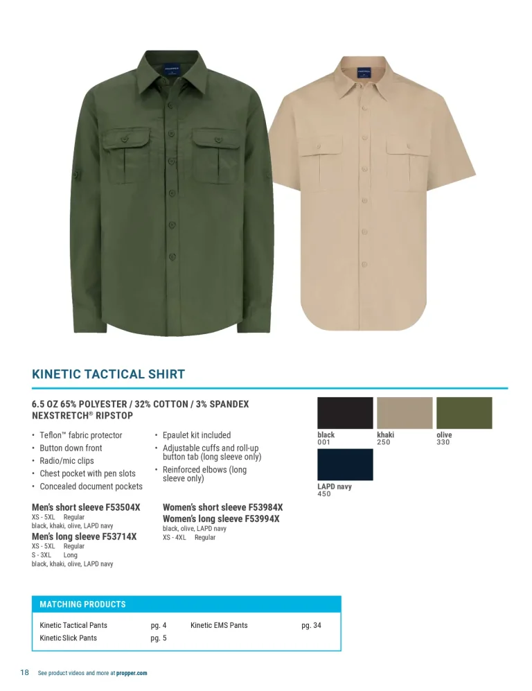 Propper Tactical Shirts