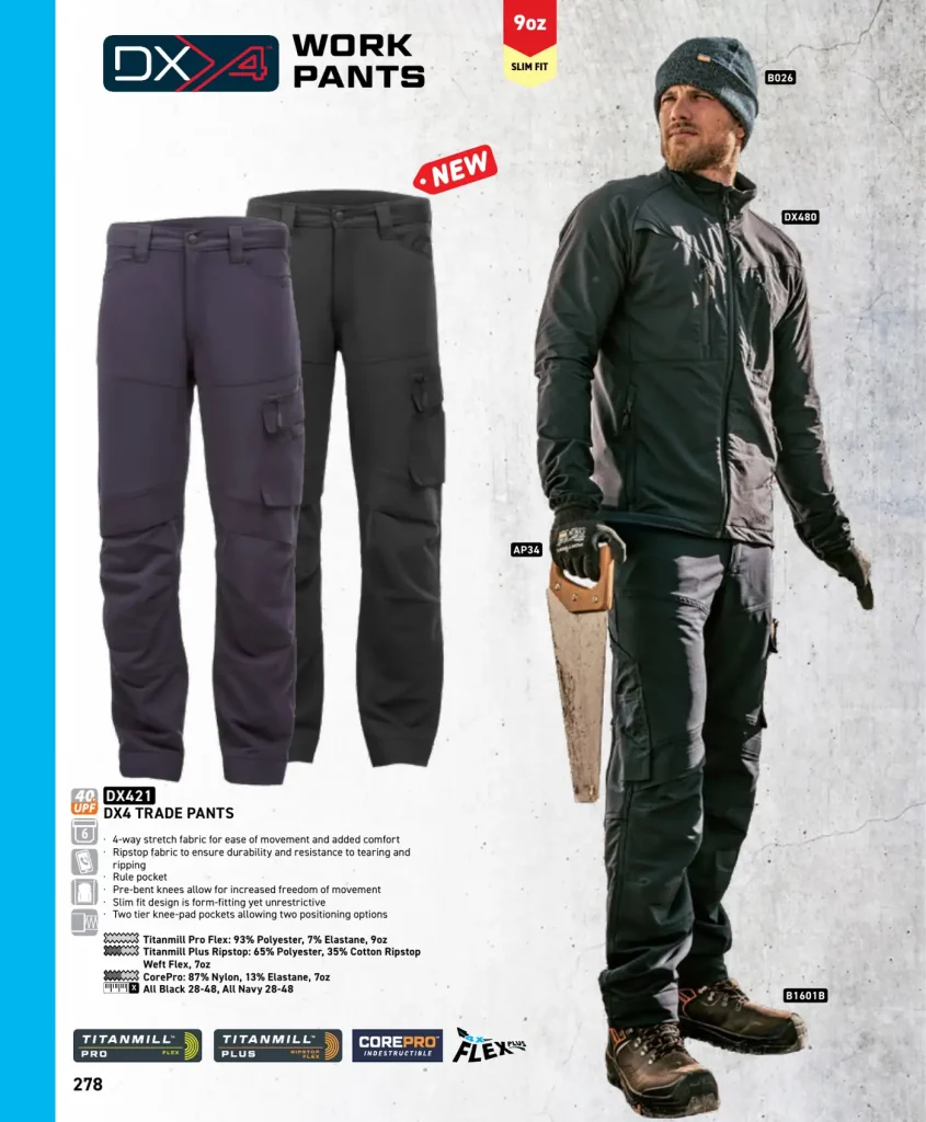 Portwest DX4 Trade Pants – SKU DX421