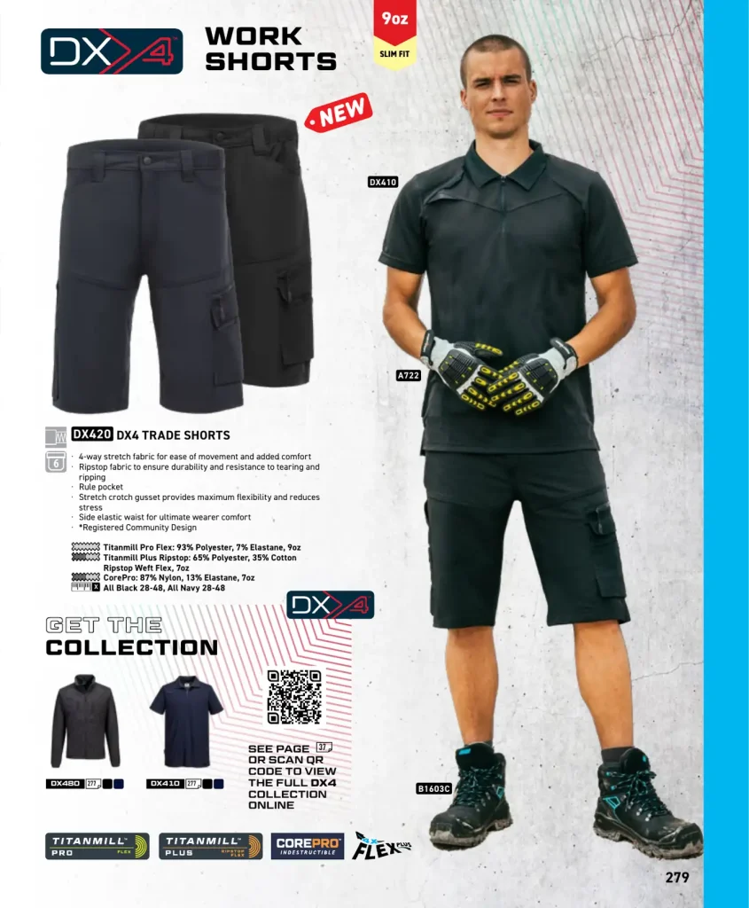 Portwest DX4 Trade Shorts – SKU DX420