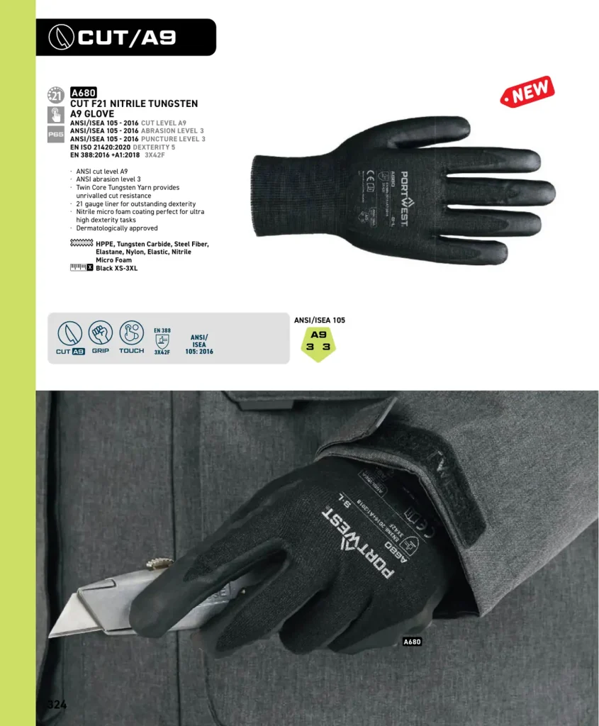 Portwest Portwest Cut-Resistant & Specialty Protection Gloves catalog page 2