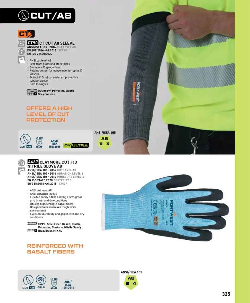 Portwest Portwest Cut-Resistant & Specialty Protection Gloves catalog page 3