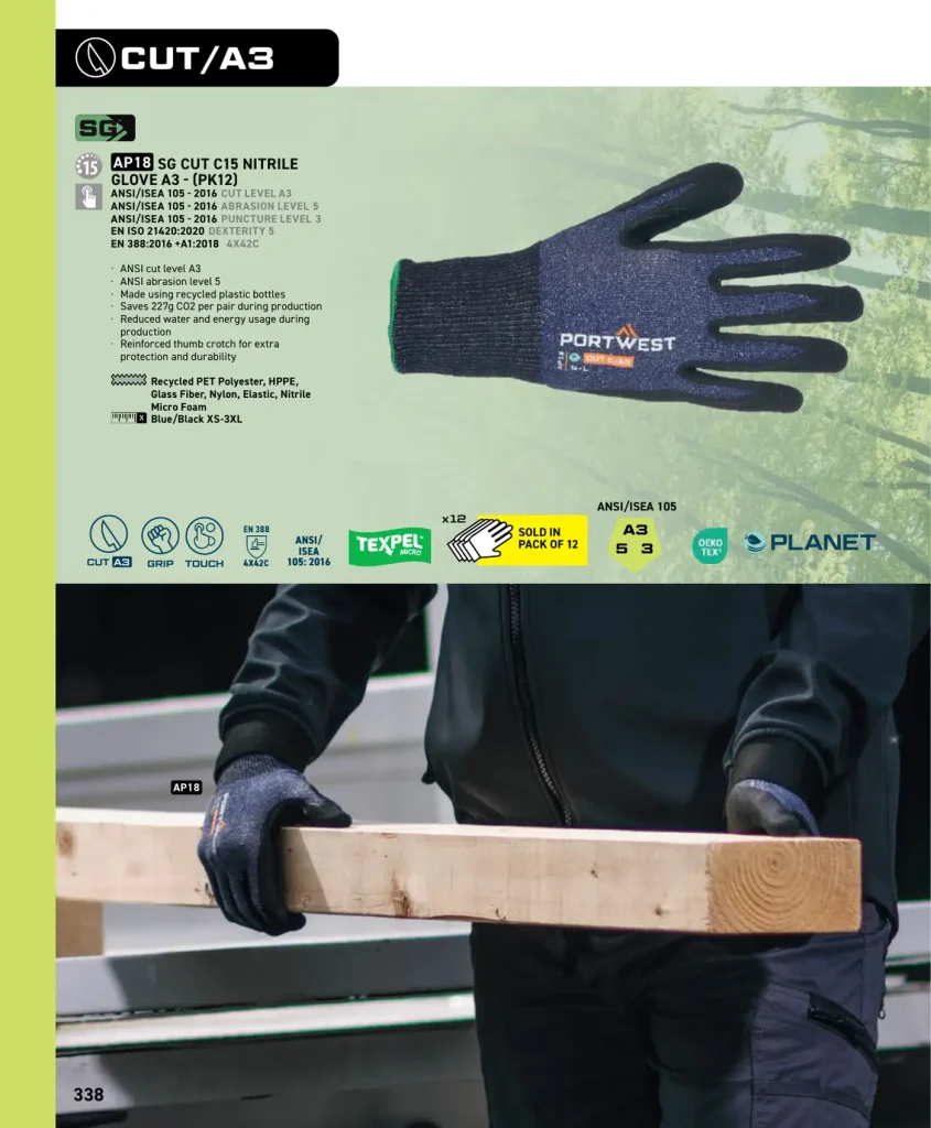 Portwest Portwest Cut-Resistant & Specialty Protection Gloves catalog page 16